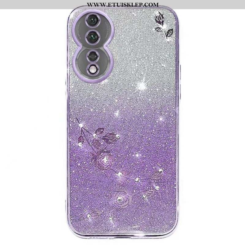 Etui do Honor 90 Różowy Brokat